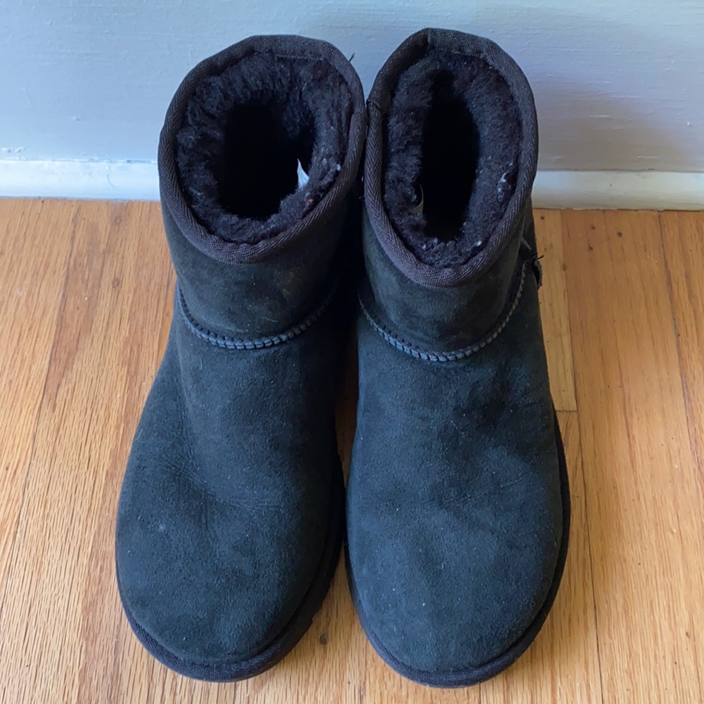 LIKE NEW Black Mini Uggs